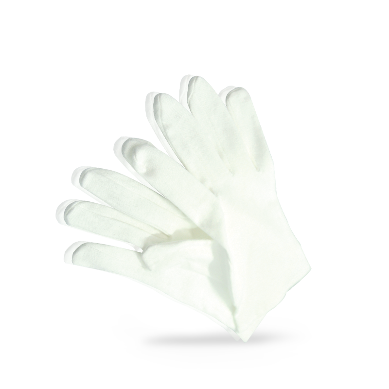 Gants coton blanc