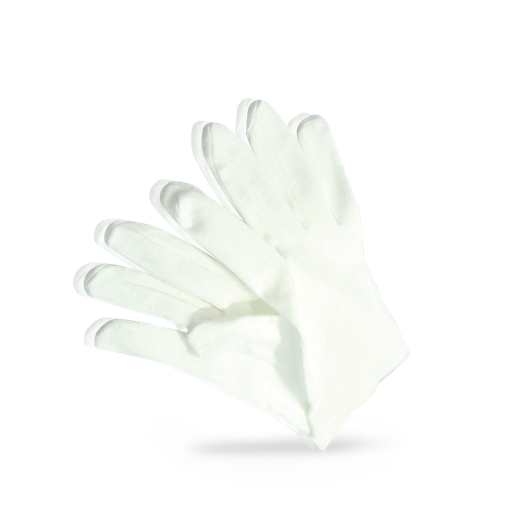 Gants coton blanc